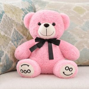 soft pink teddy bear toy