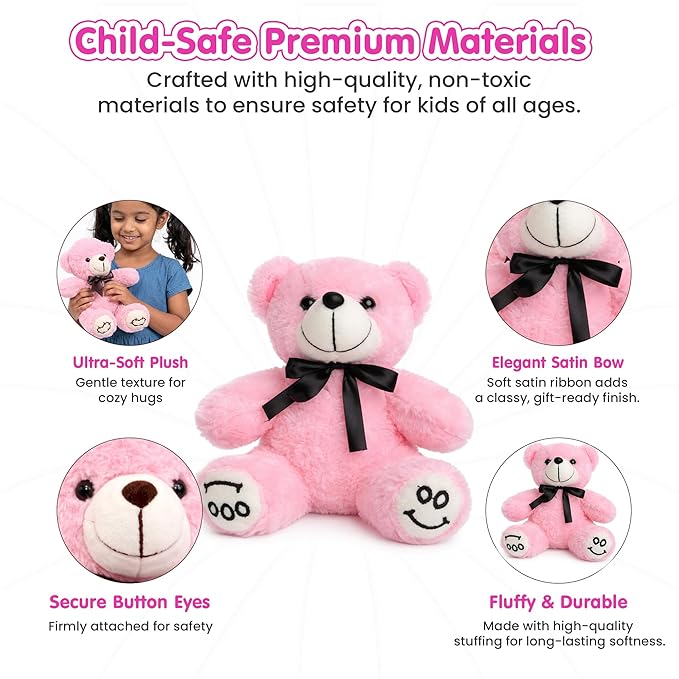 soft pink teddy bear toy soft pink teddy bear toy